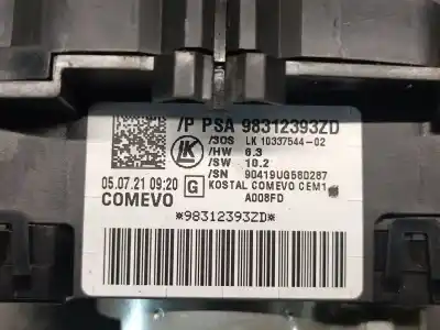 Автозапчастина б/у управління світлом для opel vivaro c furgón (k0) 1.5 посилання на oem iam 98312393zd 1033754402 lk 98312393zd