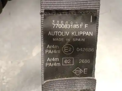 Second-hand car spare part front left seat belt for renault clio i (b/c57_, 5/357_) 1.2 (b/c/s57a, b/c57s, 5/357f, 5/357j, 5/357l, 5/357r) oem iam references 7700426167  7700426167