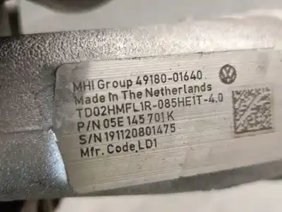 Автозапчасти б/у турбокомпенсатор за skoda karoq (nu7, nd7) 1.5 tsi ссылки oem iam 05e145701k 4918001640 mhi 05e145701j