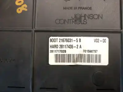 Автозапчасти б/у блок реле/предохранителей за peugeot 307 break/sw (s2) 1.6 16v cat ссылки oem iam 9661940480  