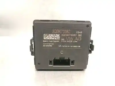 Peça sobressalente para automóvel em segunda mão módulo eletrônico por seat tarraco (kn2) 2.0 tsi 4drive referências oem iam 3q0907338c