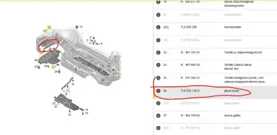 Peça sobressalente para automóvel em segunda mão reforço travessa inferior por audi q7 (4l) 3.0 tdi referências oem iam 7l0805551a  7l0805551a