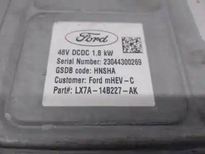 Peça sobressalente para automóvel em segunda mão módulo eletrônico por ford fiesta vii (hj, hf) 1.0 ecoboost mhev referências oem iam lx7a14b227ak  lx7a14b227ak