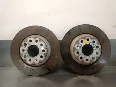Peça sobressalente para automóvel em segunda mão disco de travão traseiro por seat tarraco (kn2) 2.0 tsi 4drive referências oem iam 3q0615601a