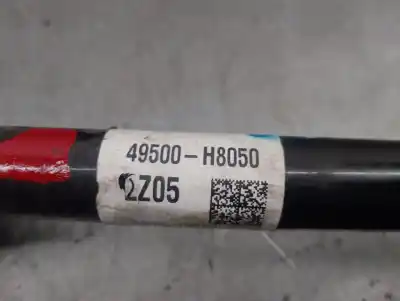 Second-hand car spare part front left transmission for kia stonic (yb) 1.2 cvvt oem iam references 49500h8050  49500h8050