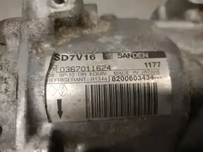 Second-hand car spare part air conditioning compressor for dacia logan (ls_) 1.6 (lsob lsod lsof lsoh) oem iam references 8200603434 sd7v16 sanden 8200603434