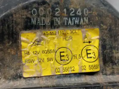 Second-hand car spare part left headlight for citroen c15 1.8 diesel (161) oem iam references 405521101  95653141