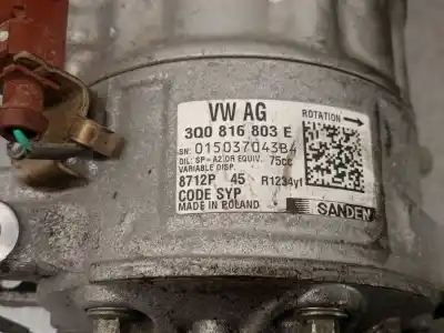 İkinci el araba yedek parçası klima kompresörü için volkswagen taigo (cs1) 1.0 tsi oem iam referansları 3q0816803e 8712p sanden 3q0816803d