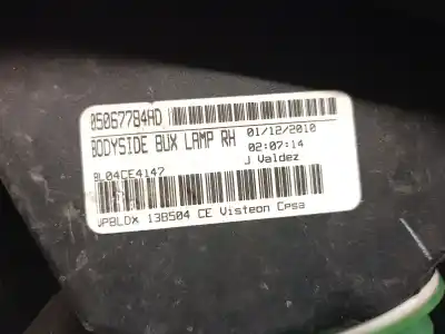 Second-hand car spare part right tailgate light for dodge journey 2.0 crd oem iam references 05067784ad  5067784ad