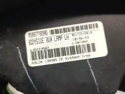 Peça sobressalente para automóvel em segunda mão farolim traseiro esquerdo por dodge journey 2.0 crd referências oem iam 05067785ad  5067785ad