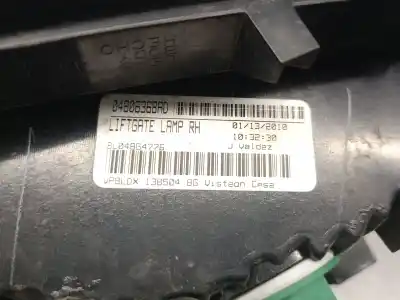 Peça sobressalente para automóvel em segunda mão farolim traseiro direito por dodge journey 2.0 crd referências oem iam 04806368ad  4806368ad