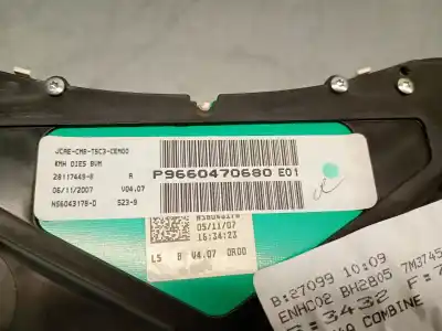 Автозапчастина б/у панель інструментів для peugeot 307 break/sw (s2) 1.6 16v cat посилання на oem iam 9660470680  6106j6