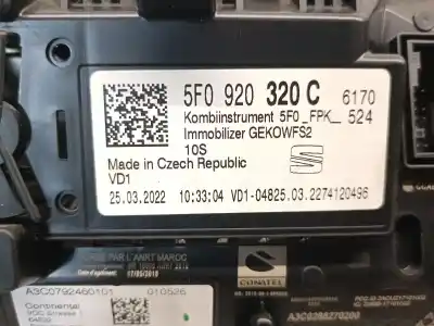 Peça sobressalente para automóvel em segunda mão quadrante por seat ateca (kh7, khp) 1.5 tsi referências oem iam 5f0920320c  5f0920320c Peça sobressalente para automóvel em segunda mão quadrante por seat ateca (kh7, khp) 1.5 tsi referências oem iam 5f0920320c  5f0920320c