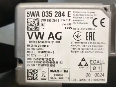 Second-hand car spare part electronic module for seat ateca (kh7, khp) 1.5 tsi oem iam references 5wa035284e  