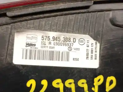 Pezzo di ricambio per auto di seconda mano luci posteriori destra per seat ateca (kh7, khp) 1.5 tsi riferimenti oem iam l90096937  575945308d Pezzo di ricambio per auto di seconda mano luci posteriori destra per seat ateca (kh7, khp) 1.5 tsi riferimenti oem iam l90096937  575945308d