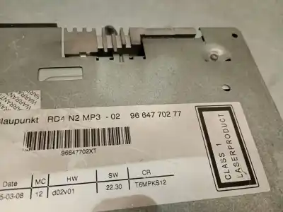 Автозапчасти б/у аудиосистема / радио cd за citroen c8 (ea_, eb_) 2.0 hdi ссылки oem iam 9664770277  