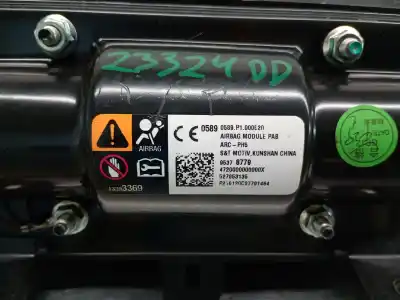 Автозапчастина б/у передня права подушка безопасности для opel mokka / mokka x (j13) 1.4 (_76) посилання на oem iam 95378779  199458