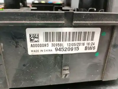 İkinci el araba yedek parçası röle/sigorta kutusu için opel mokka / mokka x (j13) 1.4 (_76) oem iam referansları 94520915  6238055