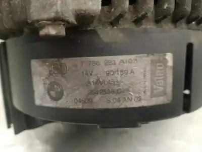 Second-hand car spare part alternator for bmw 3 (e46) 320 d oem iam references 7788223a103 2542588c valeo 12317788248