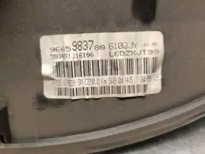 Peça sobressalente para automóvel em segunda mão quadrante por citroen berlingo xtr 1.6 hdi 92 referências oem iam 9665983780  6103jy