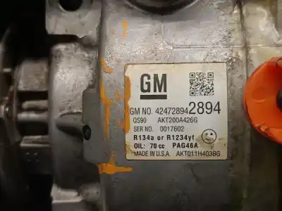 İkinci el araba yedek parçası klima kompresörü için opel mokka / mokka x (j13) 1.4 (_76) oem iam referansları 42472894  42472903