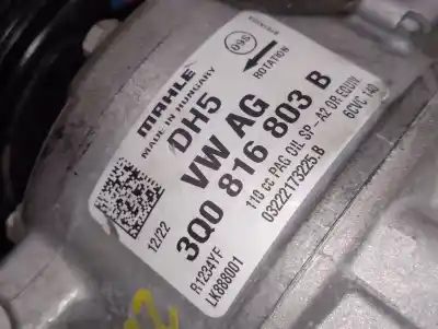 Pezzo di ricambio per auto di seconda mano compressore aria condizionata per seat ateca (kh7, khp) 1.5 tsi riferimenti oem iam 3q0816803b  3q0816803d Pezzo di ricambio per auto di seconda mano compressore aria condizionata per seat ateca (kh7, khp) 1.5 tsi riferimenti oem iam 3q0816803b  3q0816803d