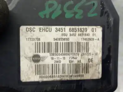Second-hand car spare part abs for mini mini (r56) cooper d oem iam references 34516851839 54085585d 34529813836