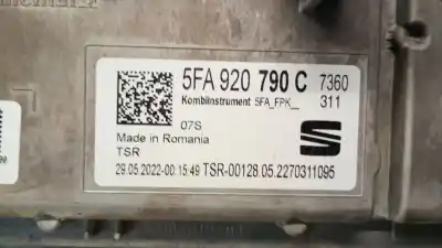 Peça sobressalente para automóvel em segunda mão quadrante por cupra formentor (km7) 1.5 tsi referências oem iam 5fa920790c  5fa920790c