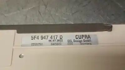 Peça sobressalente para automóvel em segunda mão moldagem por cupra formentor (km7) 1.5 tsi referências oem iam 5f4947417d  5f4947417d