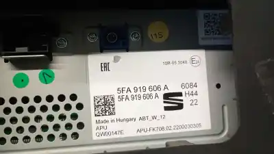 Second-hand car spare part multifunction display for cupra formentor (km7) 1.5 tsi oem iam references 5fa919606a  5fa919606a