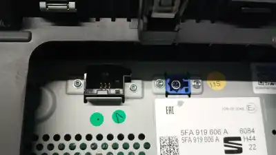 Second-hand car spare part multifunction display for cupra formentor (km7) 1.5 tsi oem iam references 5fa919606a  5fa919606a
