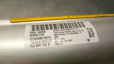 Автозапчастина б/у передня права подушка безопасности для porsche cayenne (9pa) 3.2 посилання на oem iam 7l0880202b  95580307101