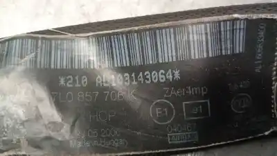 Автозапчастина б/у передній правий ремін безпеки для porsche cayenne (9pa) 3.2 посилання на oem iam 7l0857706k  95580300212