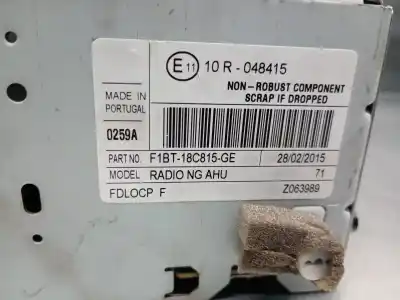 Автозапчасти б/у аудиосистема / радио cd за ford transit connect v408 furgoneta/monovolumen 1.6 tdci ссылки oem iam f1bt18c815ge  2034072 Автозапчасти б/у аудиосистема / радио cd за ford transit connect v408 furgoneta/monovolumen 1.6 tdci ссылки oem iam f1bt18c815ge  2034072