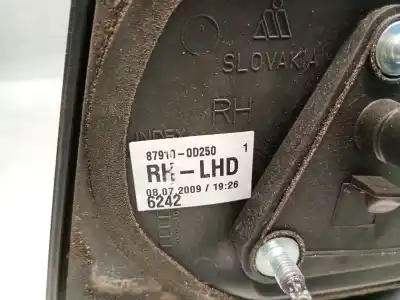 Автозапчасти б/у задний вид справа за toyota yaris (_p9_) 1.4 d-4d (nlp90_) ссылки oem iam 879100d250  879100d250