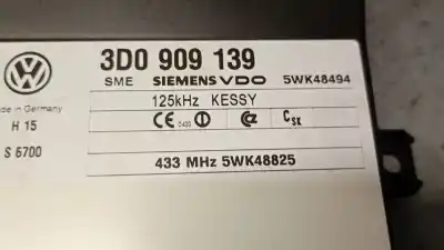 Second-hand car spare part electronic module for porsche cayenne (9pa) 3.2 oem iam references 3d0909139  3d0909139