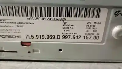 Peça sobressalente para automóvel em segunda mão módulo / sistema de navegação gps por porsche cayenne (9pa) 3.2 referências oem iam 7l5919969d  99764215700