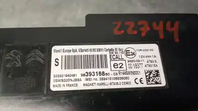 Second-hand car spare part electronic module for opel vivaro c furgón (k0) 1.5 oem iam references 9839316880  