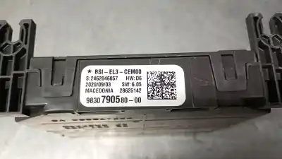 Second-hand car spare part fuse box unit for opel vivaro c furgón (k0) 1.5 oem iam references 9830790580  