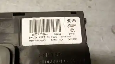 Second-hand car spare part electronic module for opel vivaro c furgón (k0) 1.5 oem iam references 9832228080  9832228080