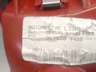 Автозапчастина б/у ліва задня протитуманна фахра для peugeot 407 sw (6e_, 6d_) 2.0 hdi 135 посилання на oem iam 9646507480  6350t4