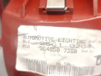 Автозапчастина б/у правий задній протитуман для peugeot 407 sw (6e_, 6d_) 2.0 hdi 135 посилання на oem iam 9646507480  63501t4 Автозапчастина б/у правий задній протитуман для peugeot 407 sw (6e_, 6d_) 2.0 hdi 135 посилання на oem iam 9646507480  63501t4