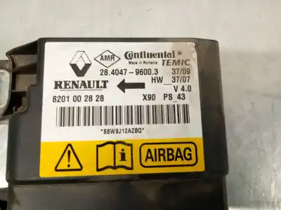 Автозапчастина б/у блок управління подушками безпеки для dacia logan mcv (ks_) 1.5 dci (ks0w) посилання на oem iam 8201002828 28404796003 temic 