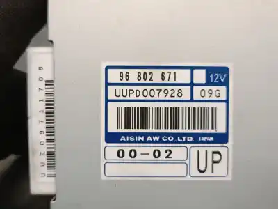 Second-hand car spare part automatic gearbox control unit for chevrolet aveo 1.4 cat oem iam references 96802671  