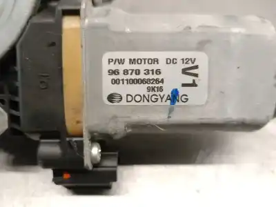 Second-hand car spare part driver left window regulator for chevrolet aveo 1.4 cat oem iam references 96870316  96870316