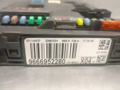 Second-hand car spare part fuse box unit for citroen c3 ii (sc_) 1.4 hdi 70 (sc8hzc sc8hr0 sc8hp4) oem iam references 9666952280  