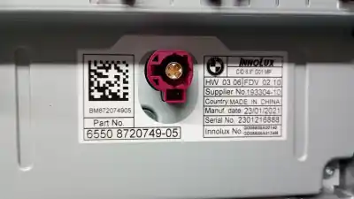 Автозапчасти б/у многофункциональный дисплей за bmw x3 (g01, f97) xdrive 20 d mild-hybrid ссылки oem iam 65508720749  65508720749