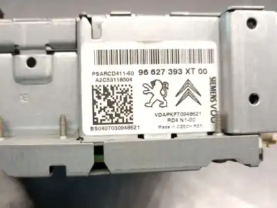 Автозапчастина б/у аудіо система / радіо cd для peugeot 307 break/sw (s2) 1.6 16v cat посилання на oem iam 96627393xt  6564ra