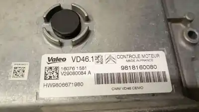 Second-hand car spare part ecu engine control for citroen ds3 1.2 12v e-thp oem iam references 9818160080  9818160080