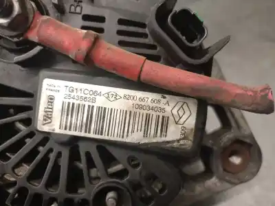 Автозапчастина б/у генератор для dacia logan mcv (ks_) 1.5 dci (ks0w) посилання на oem iam 8200667608 2543562b valeo 8200667608